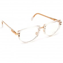 Lunettes Cazal vintage blanches et dorées - Cazal 332