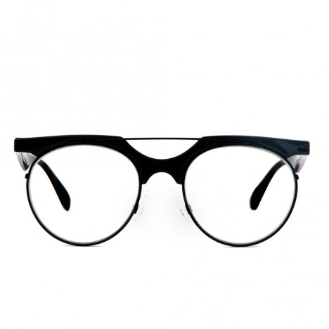 Lunettes Spitfire Novacane noires verres transparents