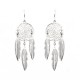 Boucles d'oreilles Dreamcatcher plumes