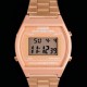 Casio B640WC-5AEF - Montre Casio vintage LCD or rose