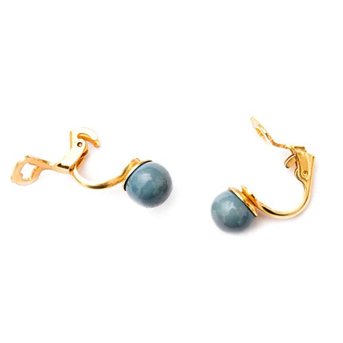 Boucles D'oreilles Vintage Homme – Années 70 – Multicouleur – Parfait état