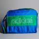 Besace / Sac Adidas Vintage Old School Bleu et Vert - Années 80