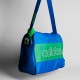 Besace / Sac Adidas Vintage Old School Bleu et Vert - Années 80