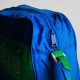 Besace / Sac Adidas Vintage Old School Bleu et Vert - Années 80