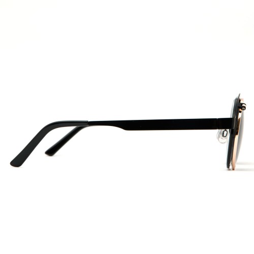 Lunettes de soleil vintage L.A EYEWORKS « » Gigantor noires et marbrées