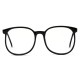 Lunettes vintage rondes noires Jenny