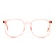 Lunettes vintage Jenny rose translucide 80's