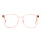 Lunettes vintage Jenny rose translucide 80's