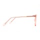 Lunettes vintage Jenny rose translucide 80's