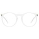 Lunettes vintage rondes transparentes Mainstreet USA