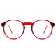 Lunettes vintage rouges Mainstreet Preppy style