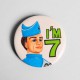 Badge Big Jim Vintage - I'm 7 - Années 70/80