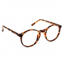 Lunettes vintage ambre noire Mainstreet 80's