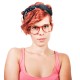 Lunettes vintage ambre noire Mainstreet 80's