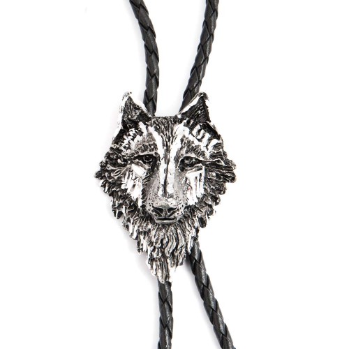Pince à Cravate Vintage Renard Ou Loup, Finition Dorée Et Argentée, Super état