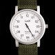 Montre mono-aiguille Army kaki Luch mécanique