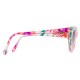 Lunettes de soleil vintage Tissu fleuri Carita Paris 80's