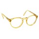 Lunettes vintage jaunes Terri Brogan