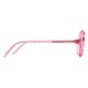 Monture aviator rose translucide années 70