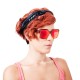 Lunettes vintage Grand Master Flash rouges Lizon 80's