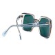 Lunettes de soleil Grand Master Flash bleues 80's