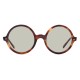 Lunettes vintage ronde tortoise verres solaires France 70's