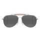 Lunettes Aviator vintage solaires branches cordées 70's