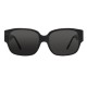 Lunettes de Soleil Emmanuelle Khanh noires oversize