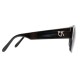 Lunettes de Soleil Emmanuelle Khanh noires oversize