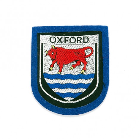 Badge Oxford vintage argenté