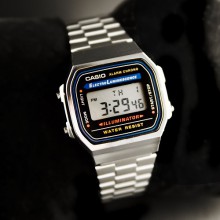 Casio A168WA-1 WCH - Montre casio r&eacute;tro homme et femme