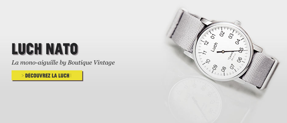 Montre Luch mono aiguille Nato
