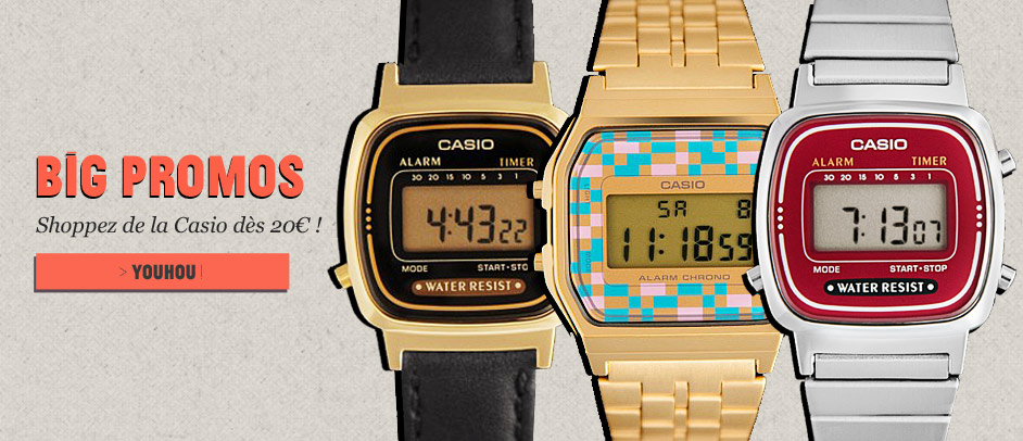 Montres casio vintage en promo
